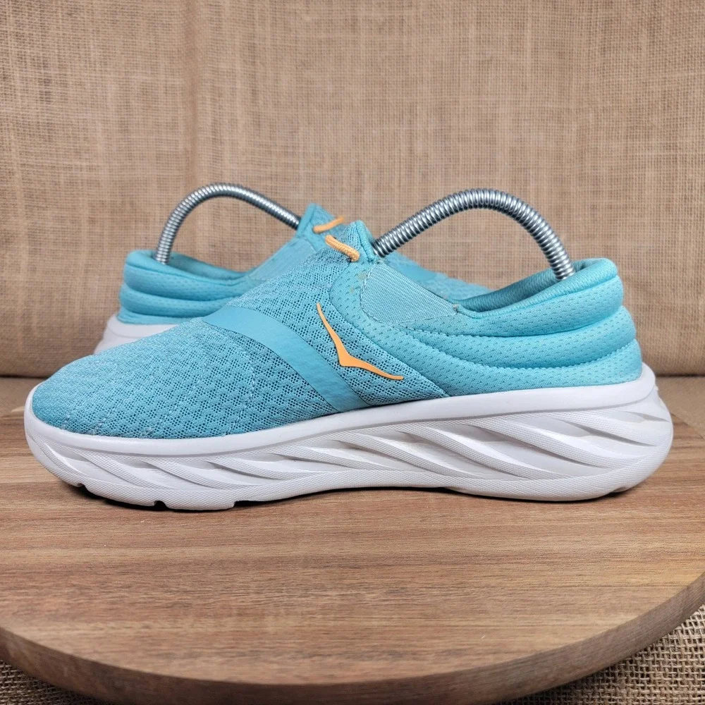 HOKA Ora Recovery Shoe 2 Slip On Recovery Shoes Blue Men's US 8 Comfort Sneakers